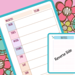 A6 Week View Diary / Todo