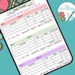 A5 Order Tracker / Book: Style 3